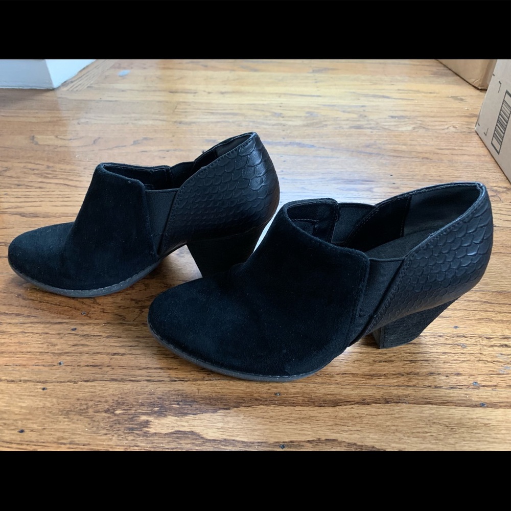 Dr. Scholl’s Charlie block heel ankle boot - black